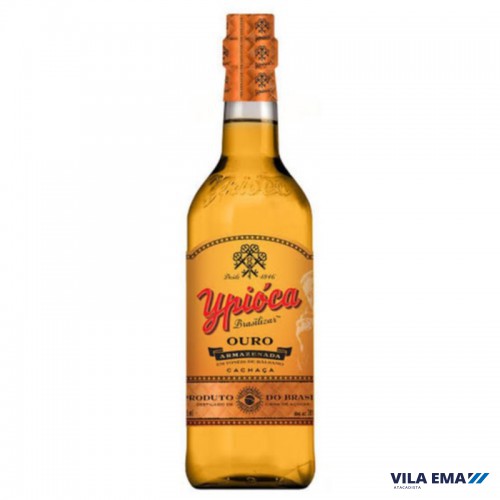AGUARDENTE YPIOCA OURO S/ PALHA 12X965ML