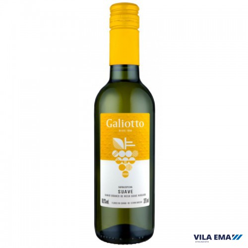 VINHO GALIOTTO BCO SUAVE 12X375ML