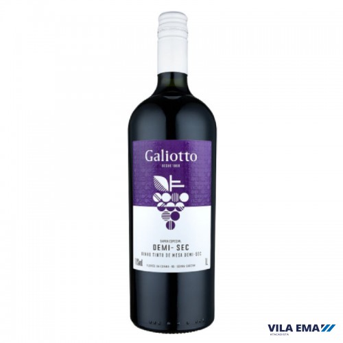 VINHO GALIOTTO TTO DEMI SEC 12X1L
