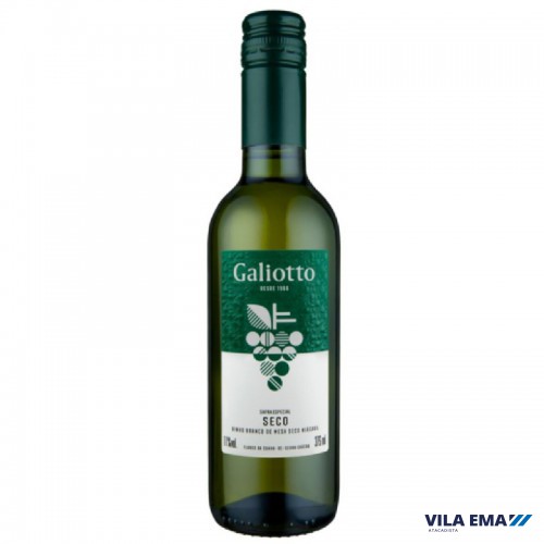 VINHO GALIOTTO BCO SECO 12X375ML