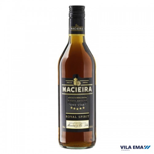 CONHAQUE BRANDY MACIEIRA 5 ESTRELAS 6X700ML