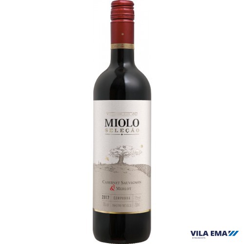 VINHO MIOLO SELECAO TTO CAB SAUV MERLOT 6X750ML