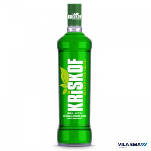 VODKA KRISKOF MENTA COM LIMAO 6X900ML