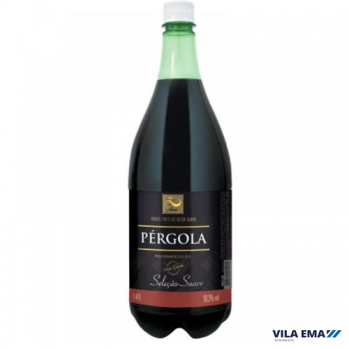 VINHO PERGOLA TINTO SUAVE PET 6X1,47L