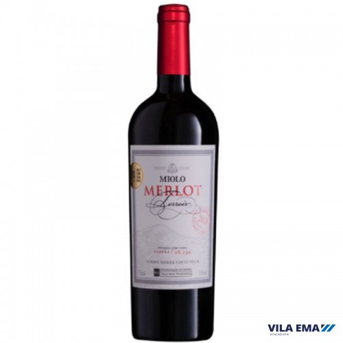 VINHO MIOLO MERLOT TERROIR TTO SECO 6X750ML