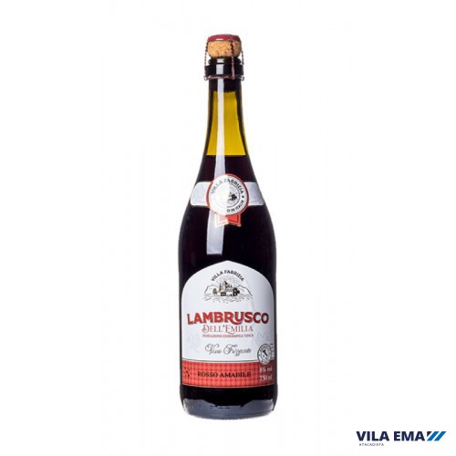 VINHO IT LAMBRUSCO VILLA FABRIZIA AMABILE TTO 12X750ML