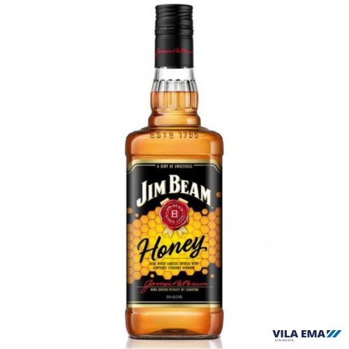 LICOR JIM BEAM HONEY BOURBON 12X1L