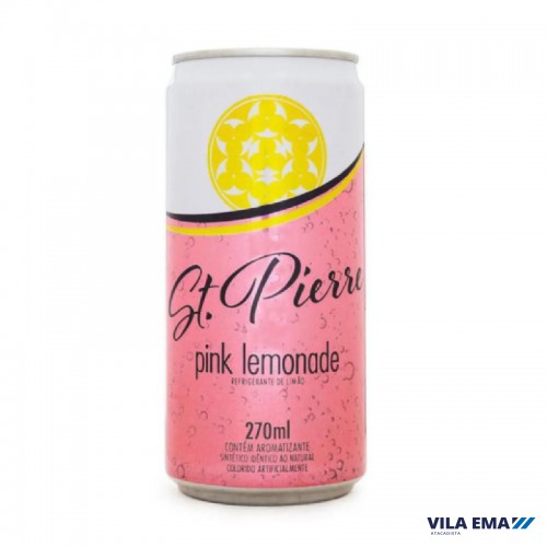 ST. PIERRE PINK LEMONADE LATA 24X270ML