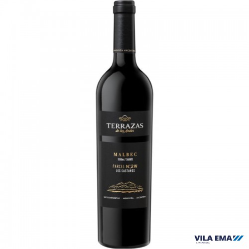 TERRAZAS DE LOS ANDES SING PARCEL LOS CASTANOS MALBEC 6X750ML CX MADEIRA