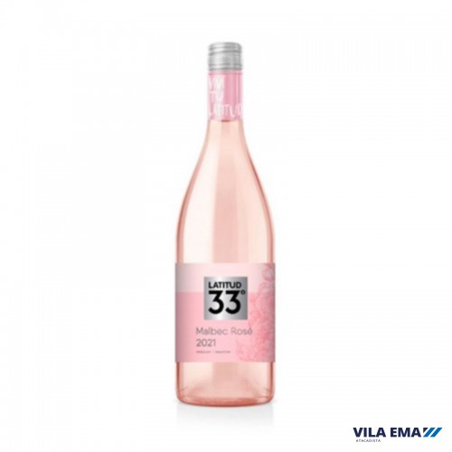 VINHO LATITUD 33 ROSE MALBEC ROSE 6X750ML