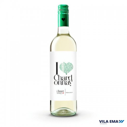 VINHO FINO BCO DEMI SEC I HEART CHARDONNAY 6X750ML   