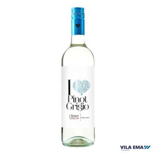 VINHO FINO BCO DEMI SEC I HEART PINOT GRIGIO 6X750ML  