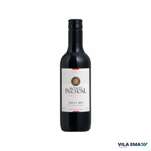 621 VINHO MONTE PASCHOAL RESERVA SWEET RED 12X250ML 