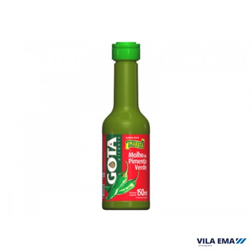 MOLHO DE PIMENTA VERDE GOTA  MARATA 24X150ML