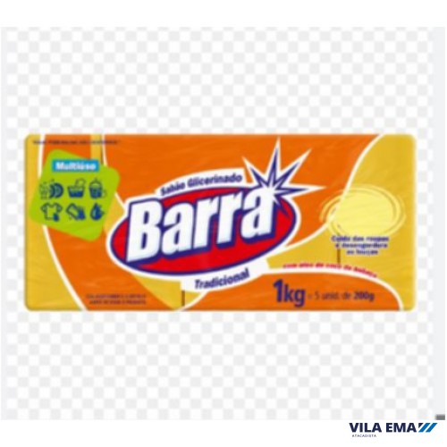 SABAO BARRA GLICERINADO TRADICIONAL 10 X 1,0KG (5 UN DE 200GR)