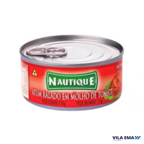 ATUM RALADO MOLHO DE TOMATE NAUTIQUE 24X170GR