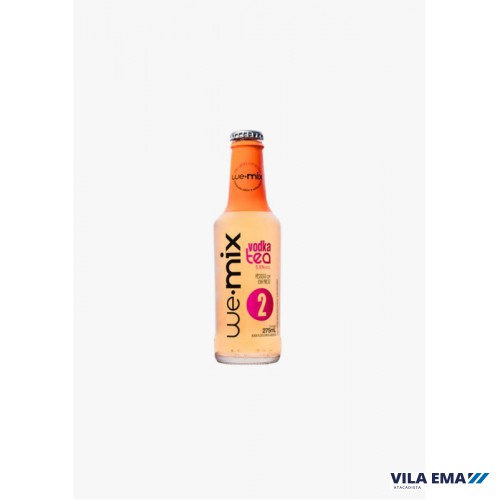 ICE WE.MIX 2 PESSEGO C/CHA PRETO VD 6X275ML