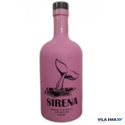 LICOR SIRENA MORANGO COM TEQUILA 4X750ML