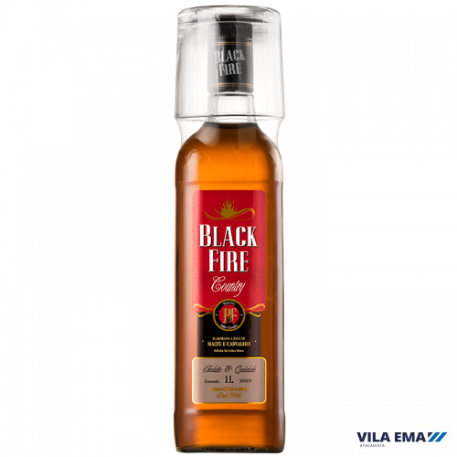 BEB. ALC MISTA BLACK FIRE COUNTRY 6X1L C/ COPO 