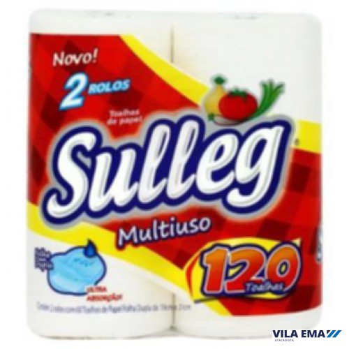 PAPEL TOALHA SULLEG 12X2 ROLOS 120 FOLHAS