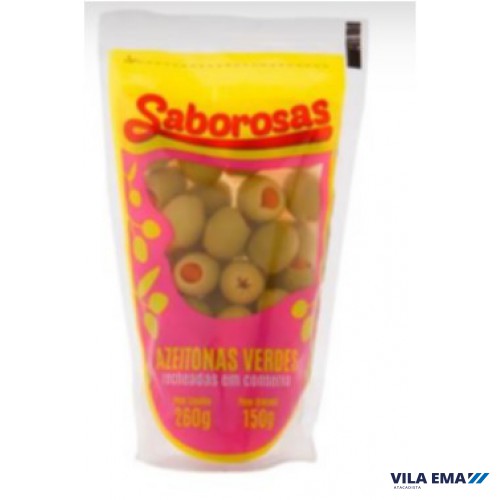AZEITONA SABOROSAS RECHEADA DOY PACK 24X150G