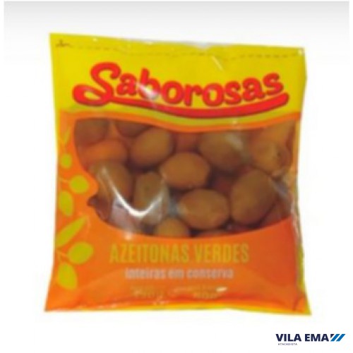 AZEITONA SABOROSAS VERDE CARTELA SACHE 4X10X80G