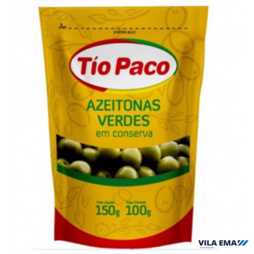 AZEITONA TIO PACO VERDE DOY PACK 24X100G