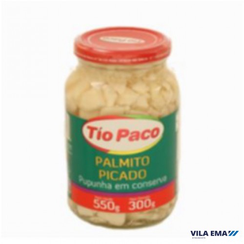 PALMITO DE PUPUNHA PICADO TIO PACO 15X300G