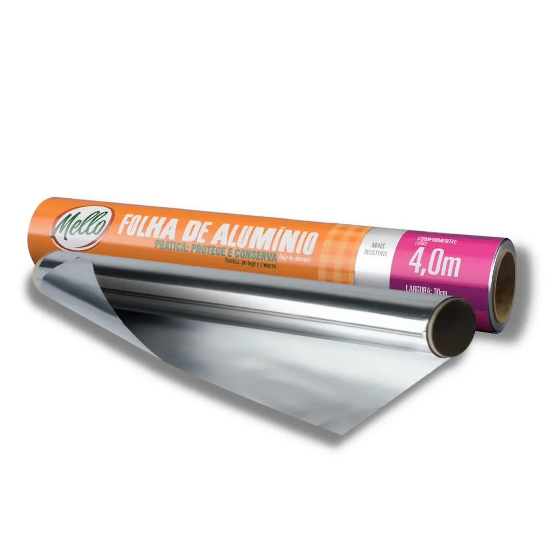 Imagem do Produto: FOLHA DE ALUMINIO 30CMX4M CX C/25 ROLOS