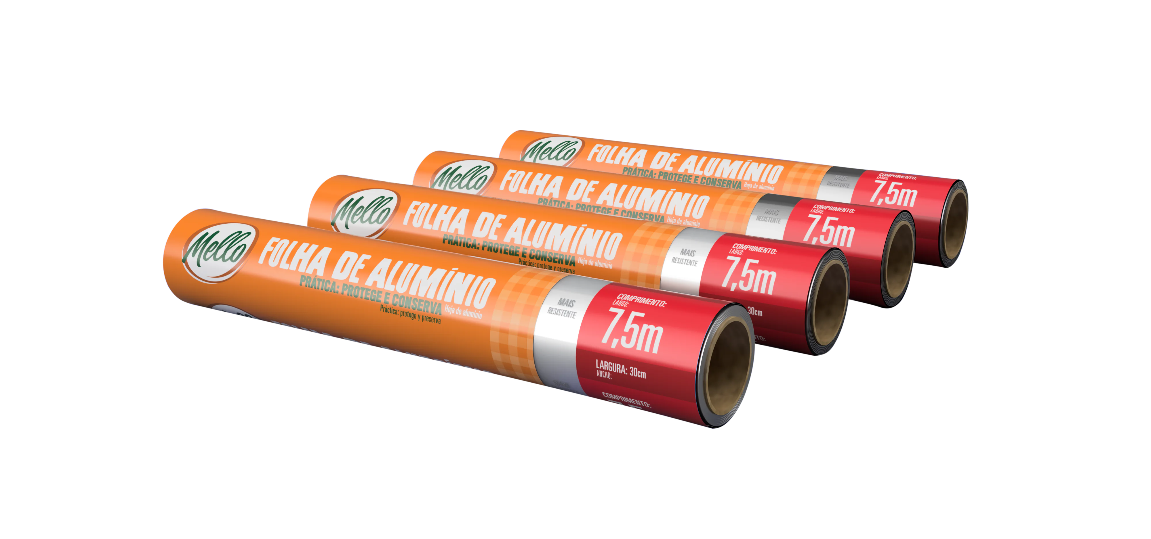 Imagem do Produto: FOLHA DE ALUMINIO 30CMX7,5M CX C/25 ROLOS