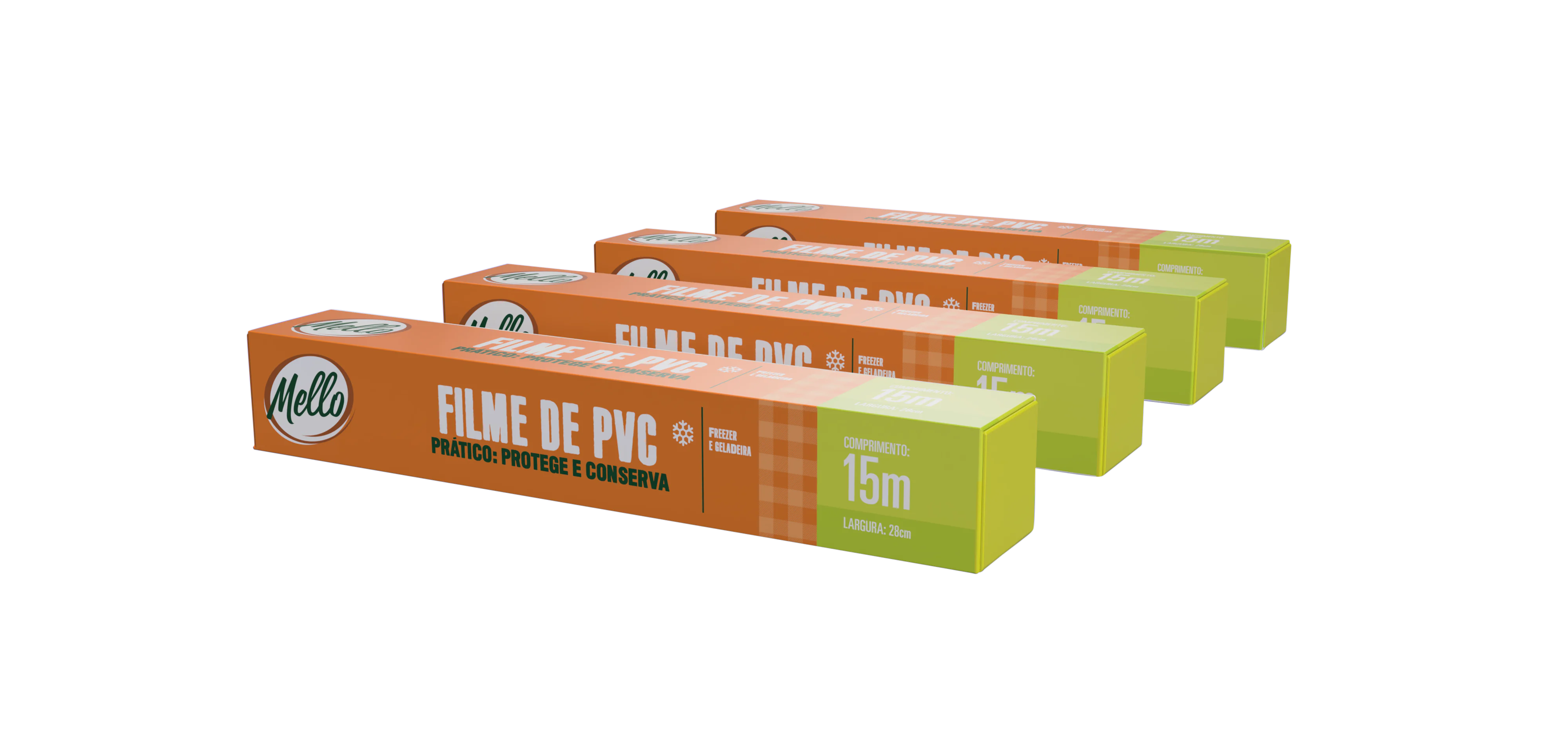 Imagem do Produto: FILME PVC 28CMX15M CX C/25 ROLOS