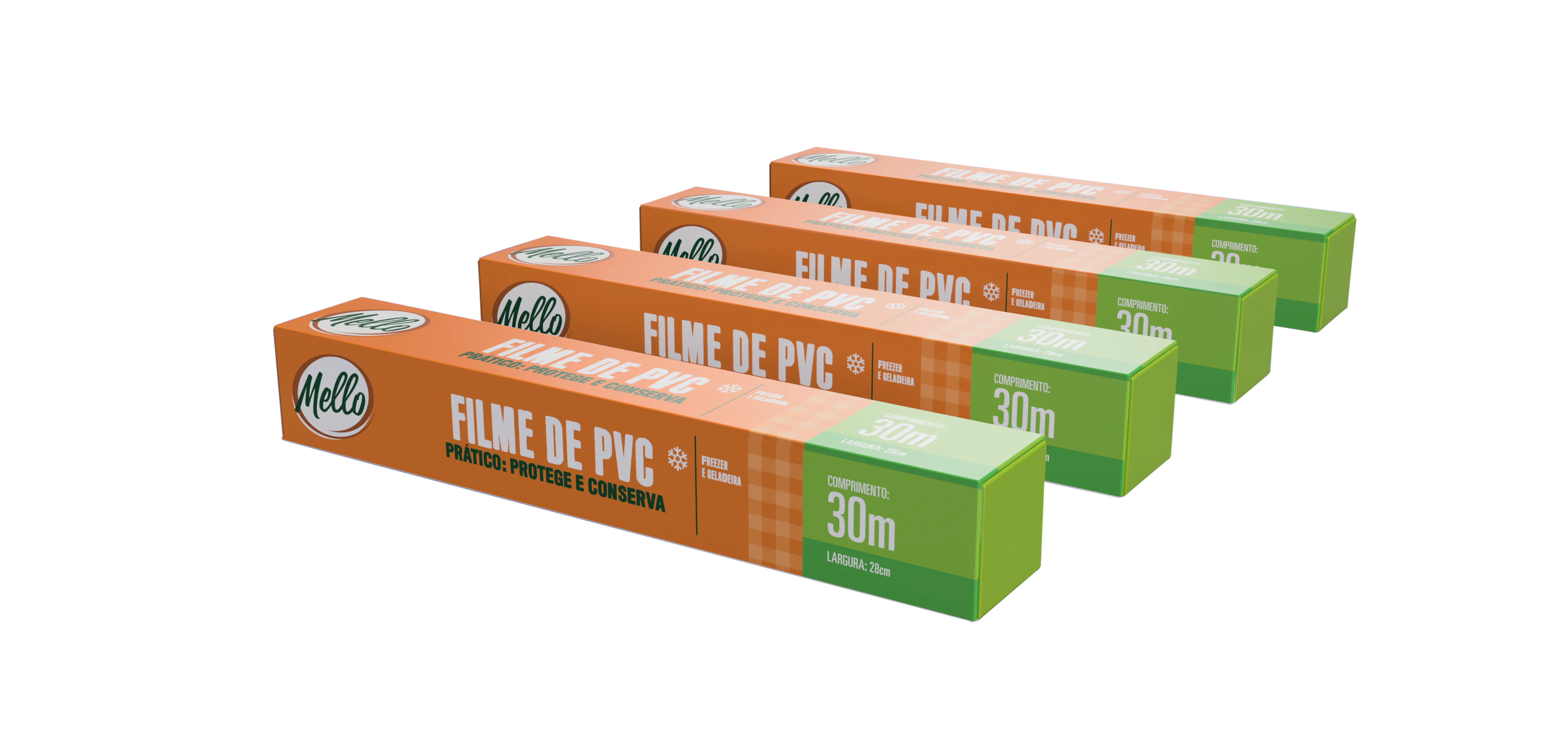 FILME PVC 28CMX30M CX C/25 ROLOS