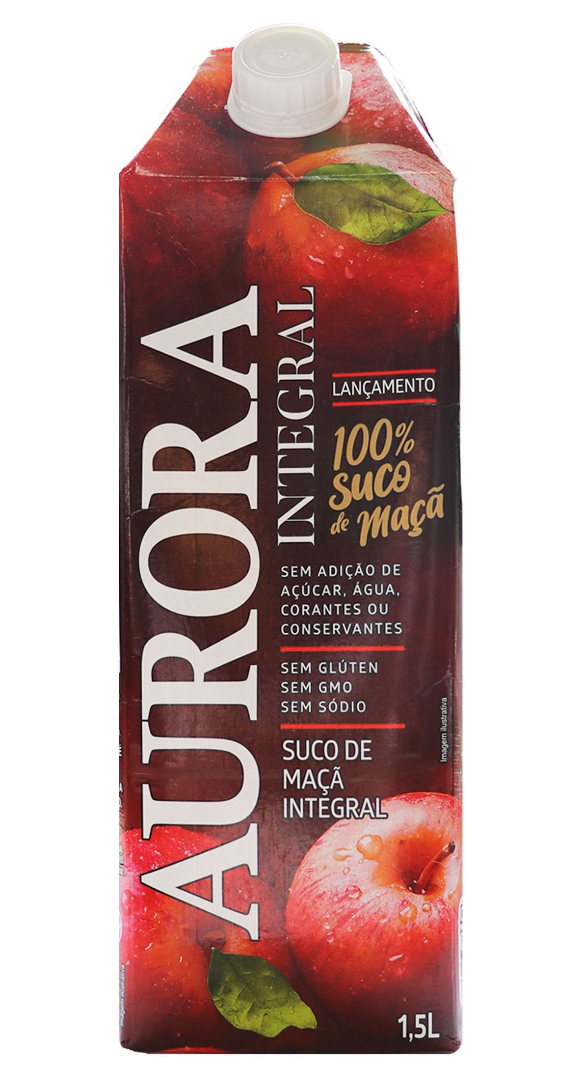 SUCO DE MACA INTEGRAL AURORA 6X1,5L TP