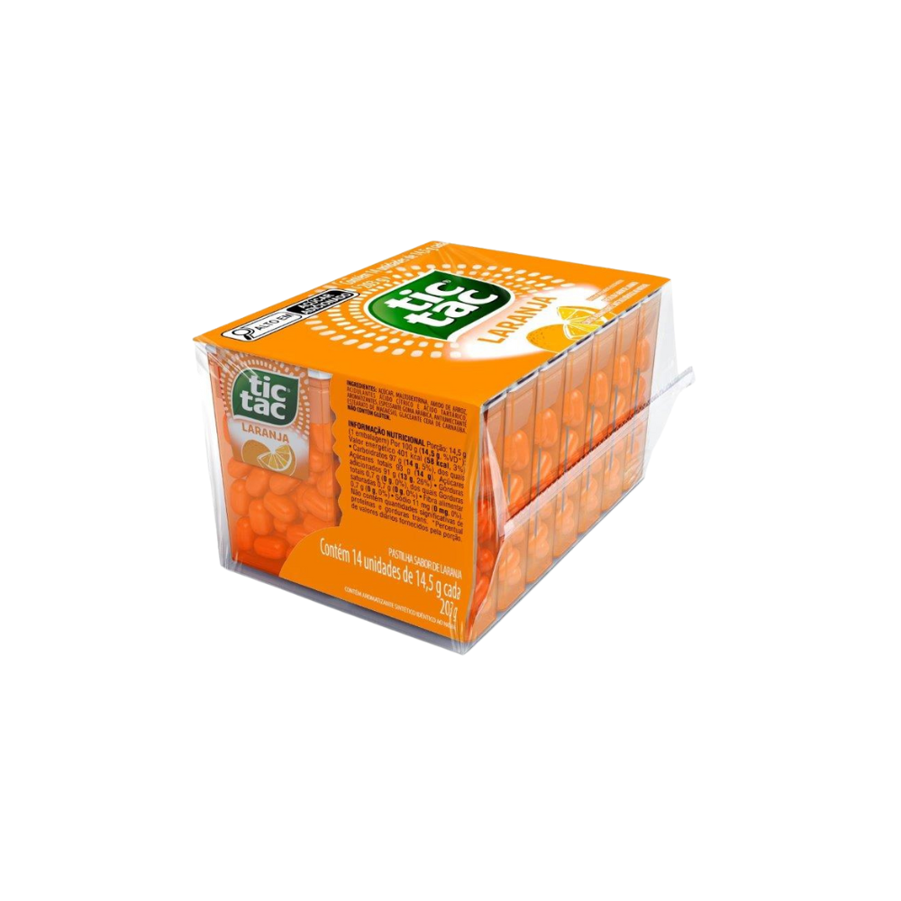 TIC TAC 16,4GRX14X12 LARANJA