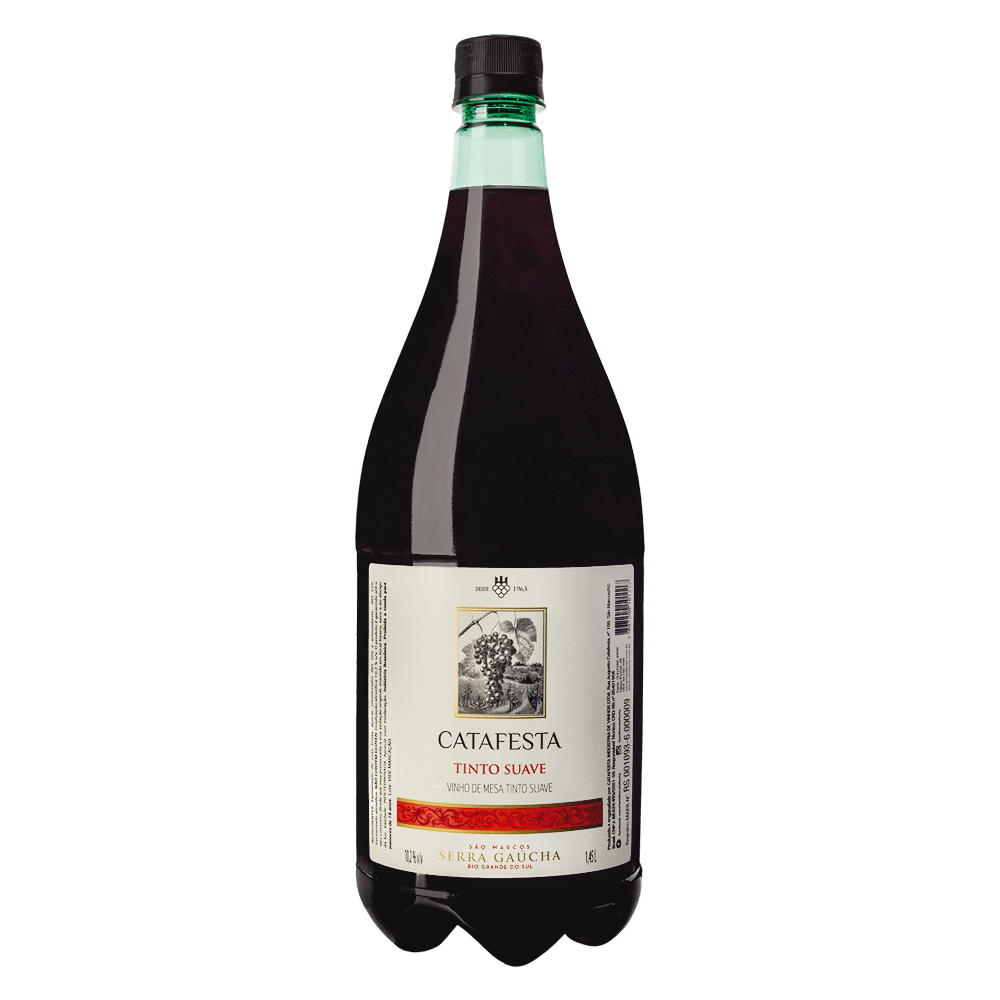 VINHO CATAFESTA TTO SUAVE PET 6X1,45L