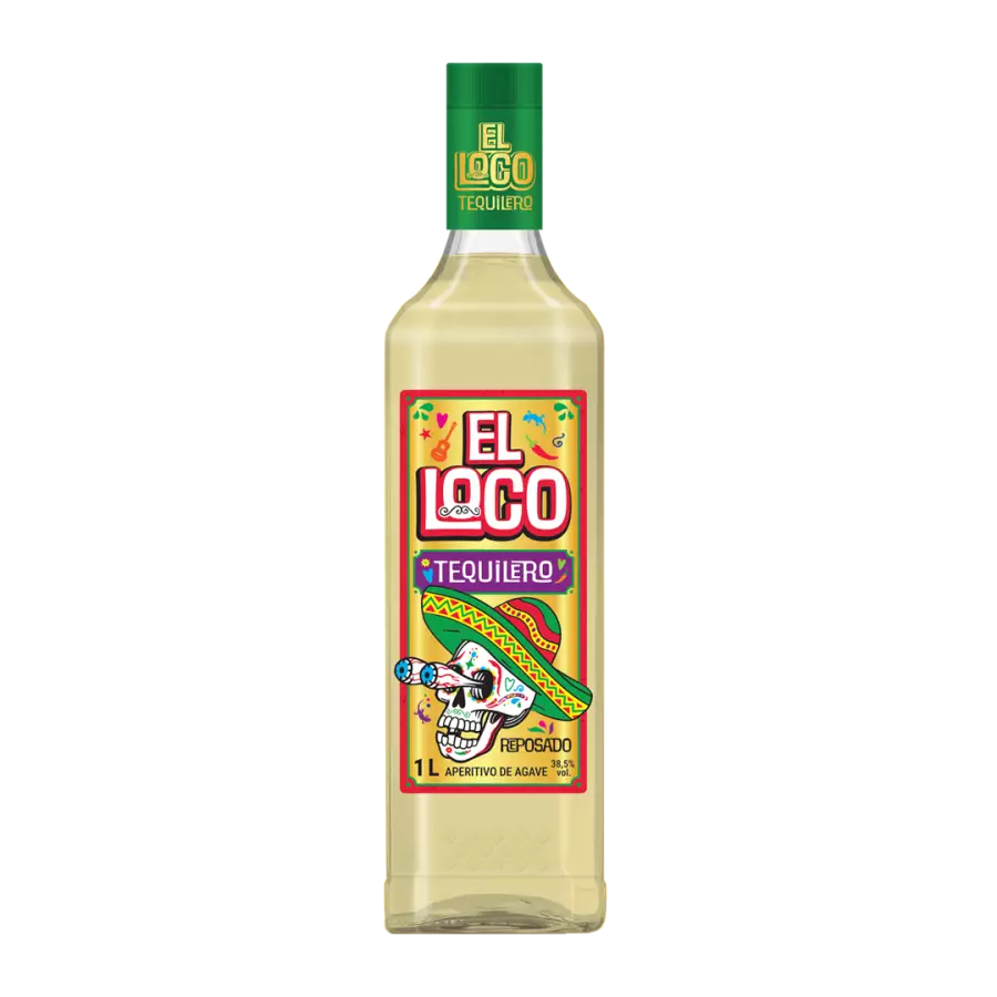 AP DE AGAVE EL LOCO TEQUILERO ORO 6X1L