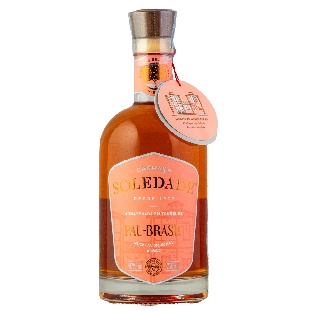 CACHACA SOLEDADE PAU BRASIL 6X750ML