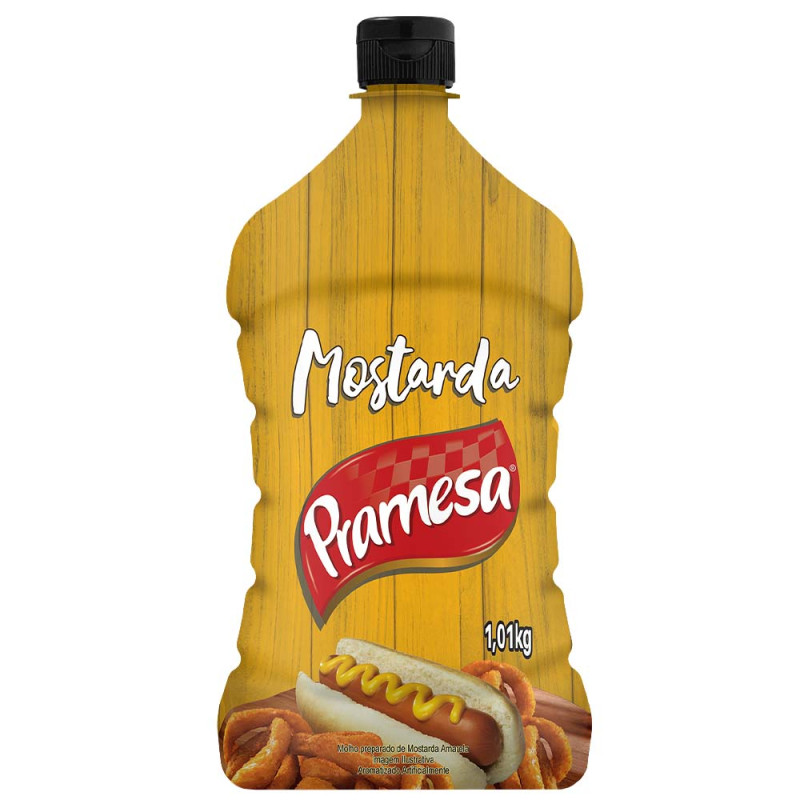 MOSTARDA AMARELA PRAMESA 24X300G
