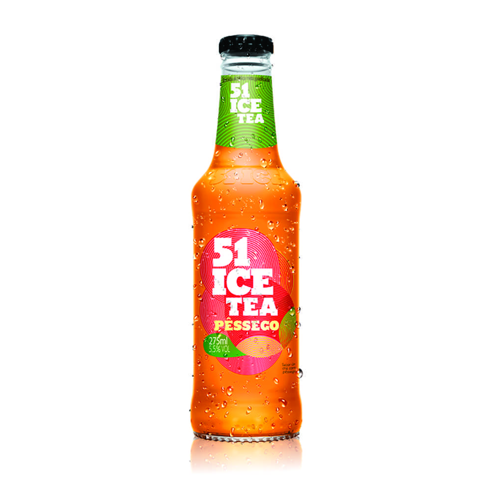 ICE 51 CHA COM PESSEGO 24X275ML