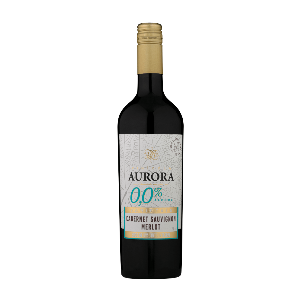 VINHO AURORA ZERO TTO CAB SAUV 6X750ML
