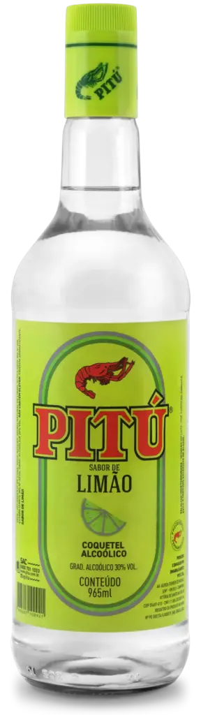 AGUARDENTE PITU LIMAO 6X965 ML