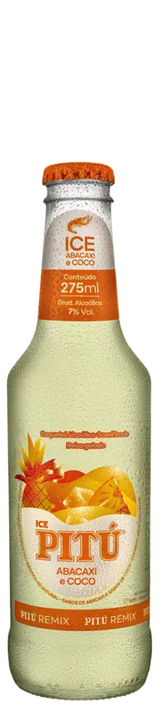 ICE PITU REMIX ABACAXI E COCO LONG NECK 24X275ML  