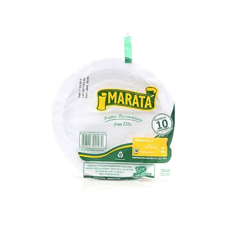 PRATO FUNDO PRM 120  MARATA 100X10 