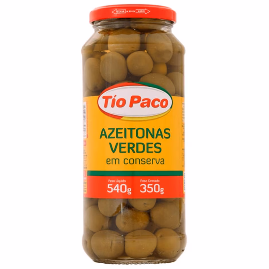 AZEITONA ZUCCHINI  VERDE VD TIO PACO 12X350G