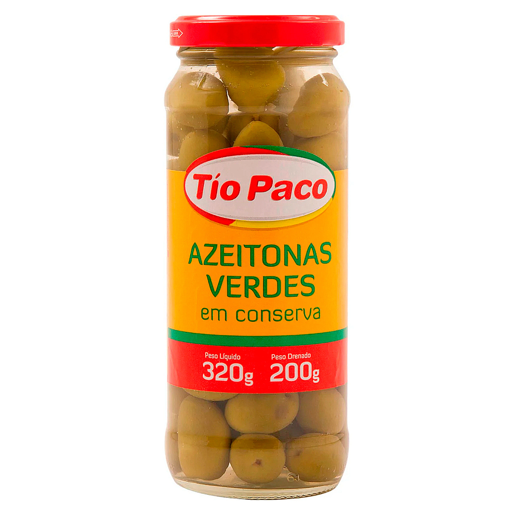AZEITONA ZUCCHINI VERDE VD S/CAROCO TIO PACO 12X350G