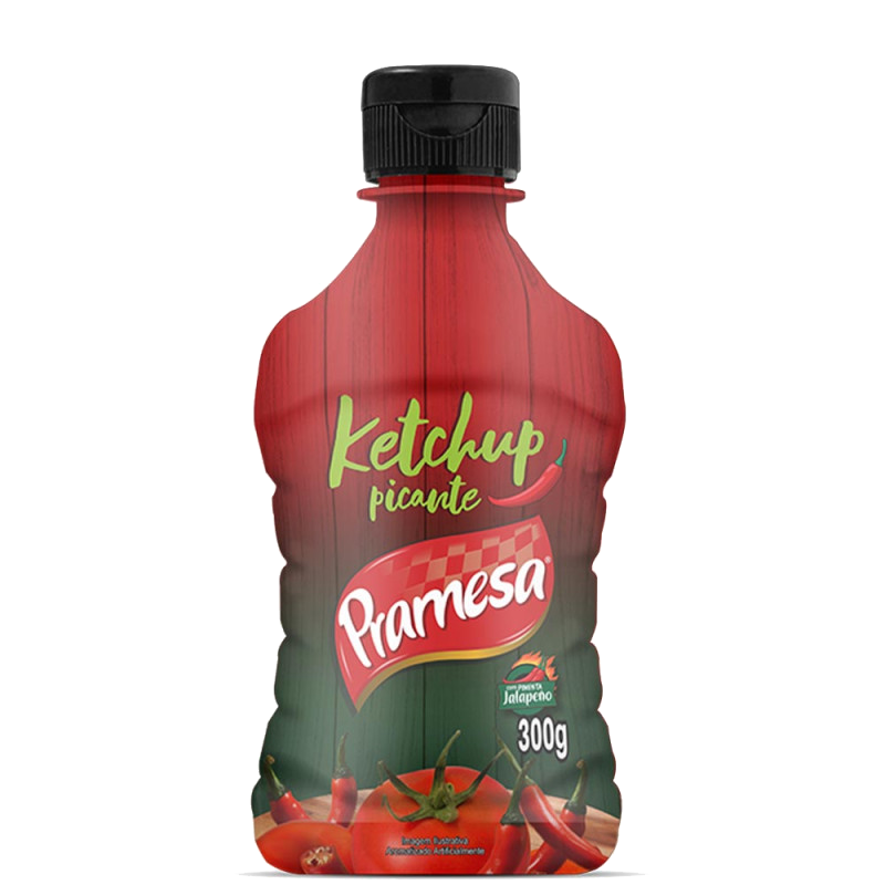 KETCHUP PICANTE PRAMESA 24X300G 