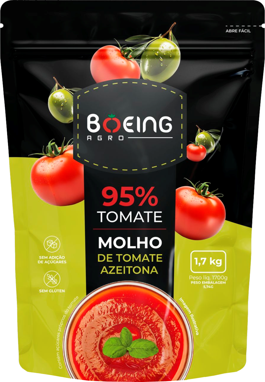 MOLHO DE TOMATE BOEING AZEITONAS 8X1,7KG