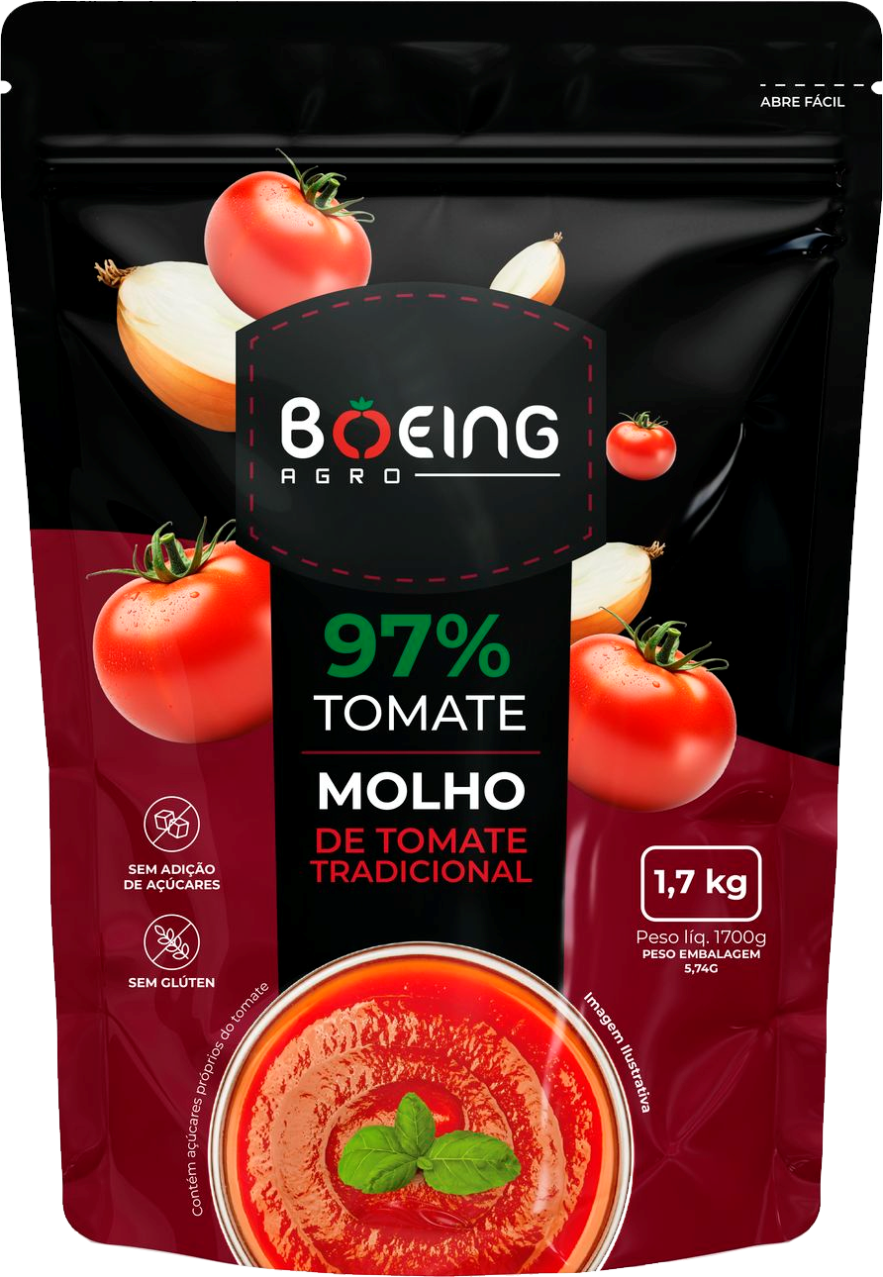 MOLHO DE TOMATE BOEING TRADICIONAL 8X1,7KG