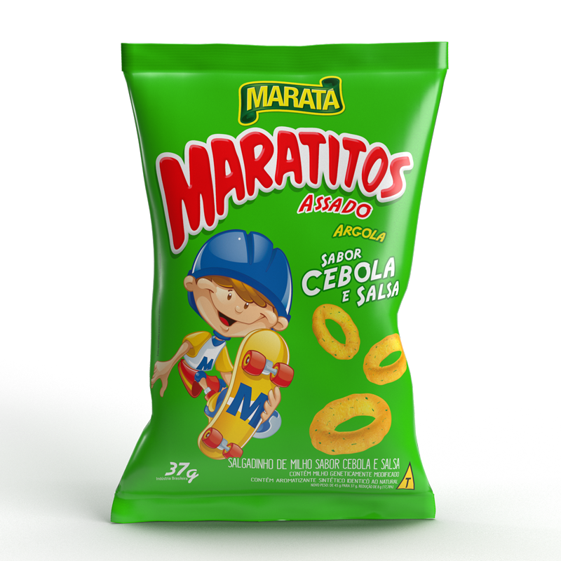 SALGADINHO MARATITOS CEBOLA/SALSA 10X10X37G