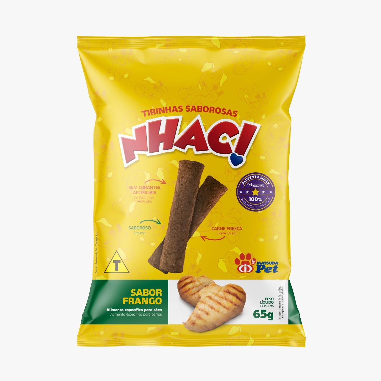TIRINHAS INHAC FRANGO 20X65G